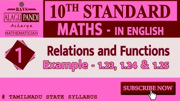 10th Maths | Chapter - 1 | Example 1.23, 1.24 & 1.25 | Video Tutorial | English medium | RAVS