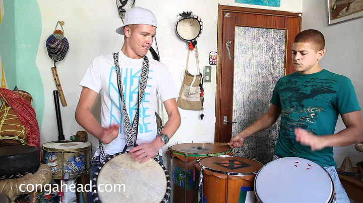 Djembe and Timbao duet