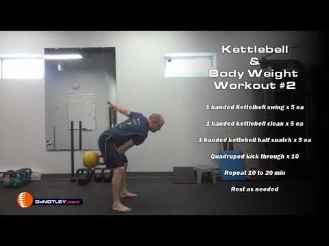 Kettlebell & Body Weight Workout #2 -  Winnipeg Chiropractor and Athletic Therapist