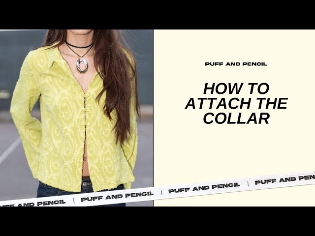 【THE MOZZ】Dani Pleats Collar Set-up How to attach the collar on the COLLARED Blouse - YouTube