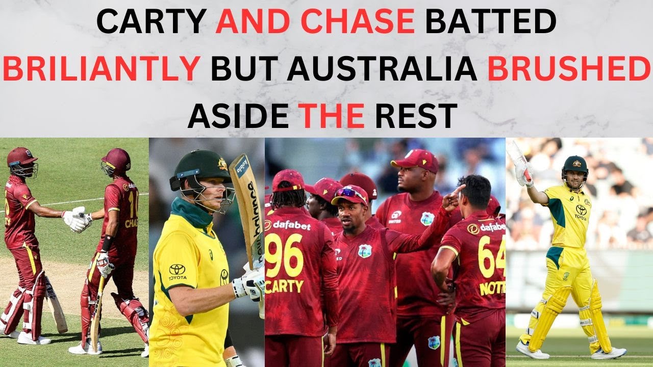 West Indies vs Australia 1st ODI (RECAP OF HOW IT WENT DOWN) YouTube