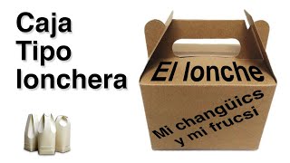 Caja tipo Lonchera