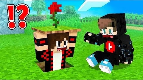 ماين كرافت : الهروب ضد الاختباء ولكن صديقي مختبأ تحت البلوكة ج2 !!؟ 😱🤯
