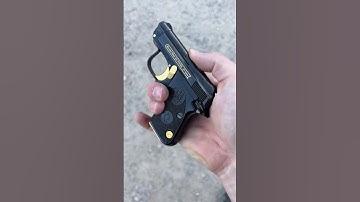 Shooting Cactus with Gold Pocket Pistol - Beretta 950bs EL Jetfire .25 acp #beretta #subscribe