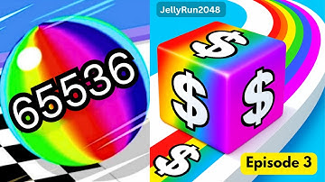 Ball Run 2048, Jelly Run, Infinity Play | Satisfying Ball Games Hub LIVE 🔴 24/7