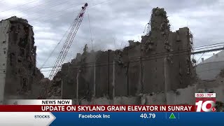 Update on demolition & restoration efforts at Skyland Grain elevator in Sunray.