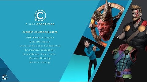Award winning 3D & Game Art Instruction by Industry Pros! | Class Creatives Course Offerings