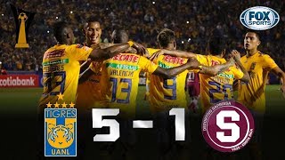 Tigres - Saprissa [5-1] | GOLES | Octavos (Vuelta) | CONCACAF Liga de Campeones