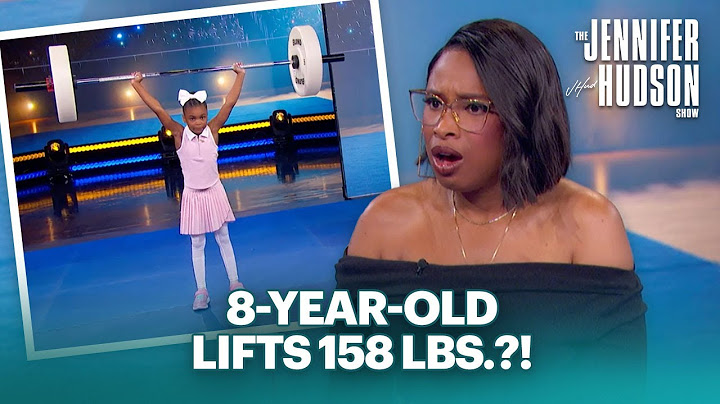 Jennifer Hudson Is Blown Away by 8-Year-Old Record-Breaking Weightlifter