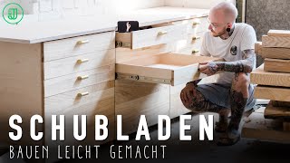 SCHUBLADEN SELBER BAUEN - schnell, einfach, genial! | Werkstattschrank XXL #4 | Jonas Winkler