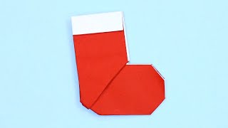 Origami de Noël : Comment Faire un Chausson Festif en Papier | Tutoriel Facile