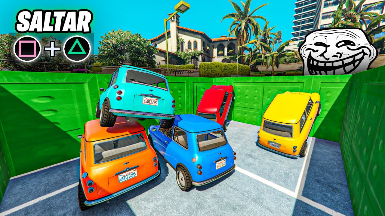 CARRERA TROLL CON SOLUCIONES IMPOSIBLES! COMO SALGO DE AQUÍ?! - GTA 5 ONLINE