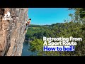 How to retreat off a sport climbing route featuring the pongoose clipstick