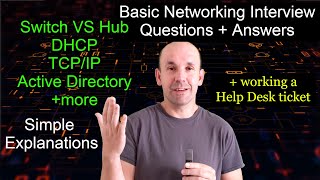 Answering Basic Networking Interview Questions, + a Help Desk Ticket