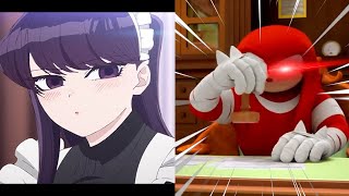 Knuckles rates Komi Can't Communicate female characters crushes