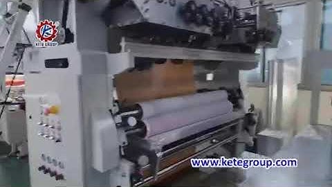 Square Bottom Paper Bag Making Machine With Round Rope Handle