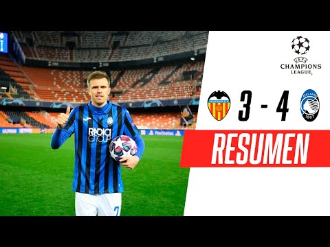 Valencia - Atalanta [3-4] | GOLES | Octavos de final (Vuelta) | UEFA Champions League