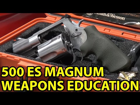 S & W 500 Magnum ES 2.75" Barrel.  Refurbished!  Great Investment, Great Story. Weapons Education