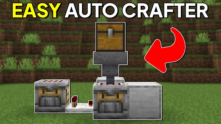 Auto Crafter Minecraft 1.21.5