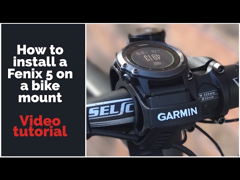 garmin fenix 5x bike mount