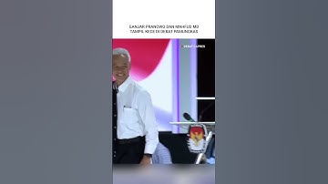 GANJAR PRANOWO DAN MAHFUD MD TAMPIL KECE DI DEBAT PAMUNGKAS
