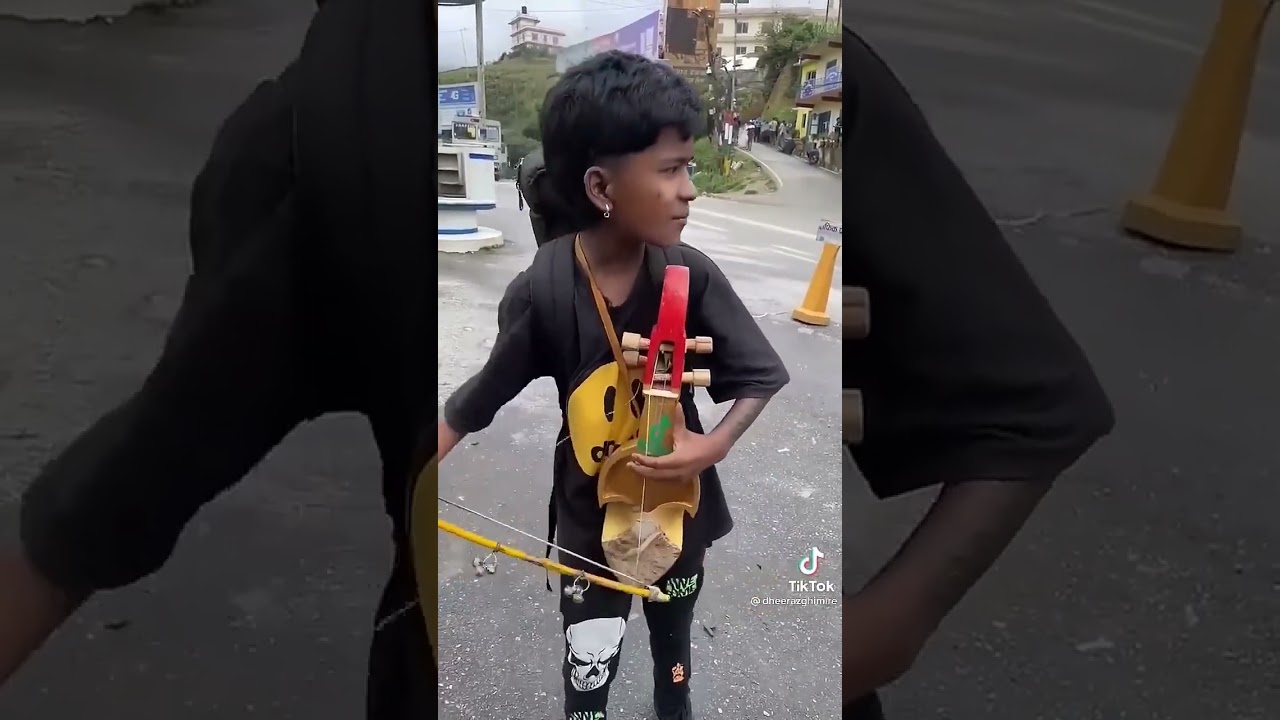 Viral Sarangi boy rap Nepali song rap 