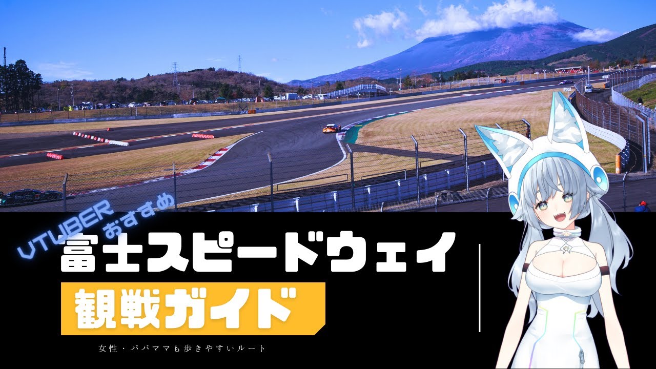【モタスポvtuber】富士スピードウェイの観戦ガイド　#モータースポーツ