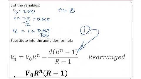 Reducing balance loans   annuities   worked examples