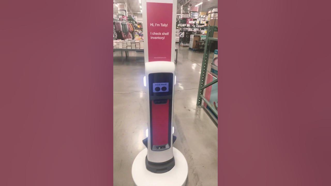 Everyone meet tally the robot at bjs so cute youtube