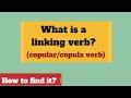 What are linking verbs in English grammar (copular verbs) || Linking verbs or helping verbs ||