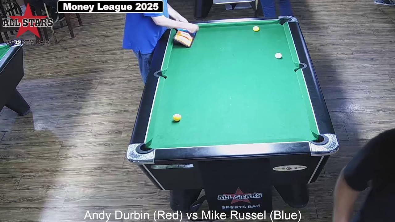 Allstars Weston Money League Andy Durbin V Mike Russel