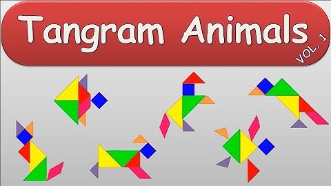 Tangram Animals - Learn to Make Cat, Dog, Horse, Fish, Eagle and Crab -  YouTube