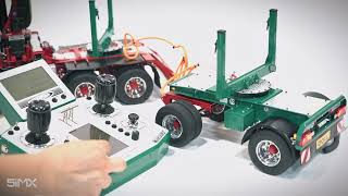 How to operate Mercedes Arocs 3-axle-long-timber-truck from ScaleArt