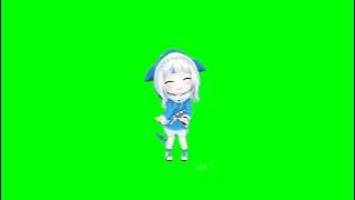 Dancing Gawr Gura (Green Screen)
