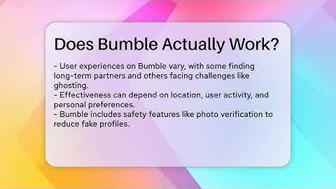 Does Bumble Actually Work? - Everyday-Networking