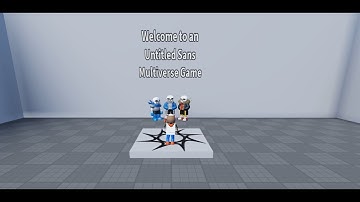 Roblox Untitled Sans Multiverse Game (by leonsitocra48) || Section 1 Bosses