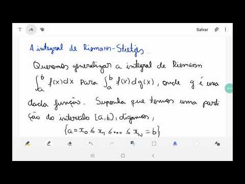 Integral de Riemann-Stieltjes: