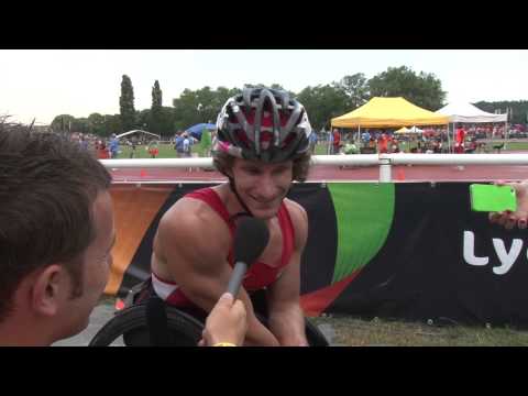 Interview: Josh George after the 800m T53 final - 2013 IPC Athletics
World Championships.