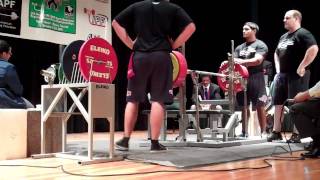 Tim Anderson - 105 weight class - world record attempt - 305 kgs - 672 lbs - no lift