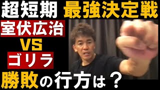 室伏広治２人VSゴリラ１頭ではどちらが強い？最強決定戦の行方は？（短期決戦）【武井壮　切り抜き】