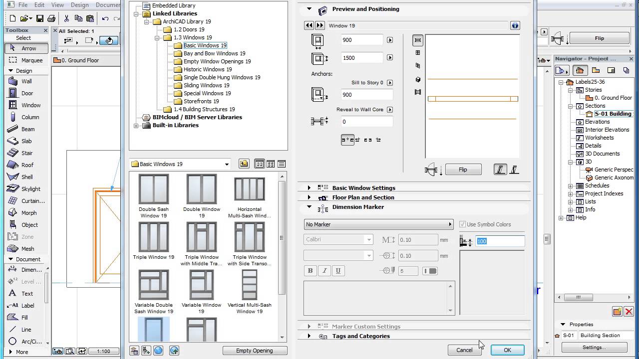 Archicad Label Types Door Window Stamp Youtube