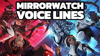 MIRRORWATCH  Voice Line Interactions (Overwatch 2 Season 10)