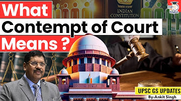 What Does Contempt of Court Mean in India? | Contempt of Court Explained! | By Ankit Singh