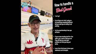 Tip Tuesday with Amleto Monacelli- How to handle a bad game by Maple Lanes Skills Center 401 views 6 months ago 1 minute, 46 seconds