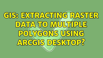 GIS: Extracting raster data to multiple polygons using ArcGIS Desktop? (2 Solutions!!)