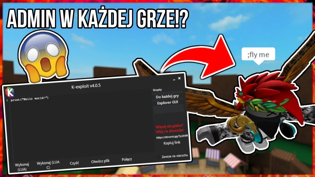 Admin Na Grze Gracka Roblox Jak Miec Admina Na Kazdej Grze K Exploit Youtube - roblox download do pobrania za darmo