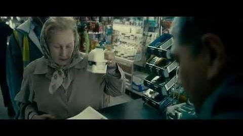 The Iron Lady - opening scene with the milk price