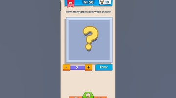 No. 50 | how many green dots were shown | iqboost question solution puzzle game| #subscribe #iqboost