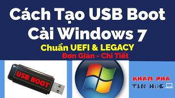 Cách tạo usb boot win 7 - Tạo usb cài win