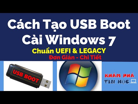 Cách tạo usb
